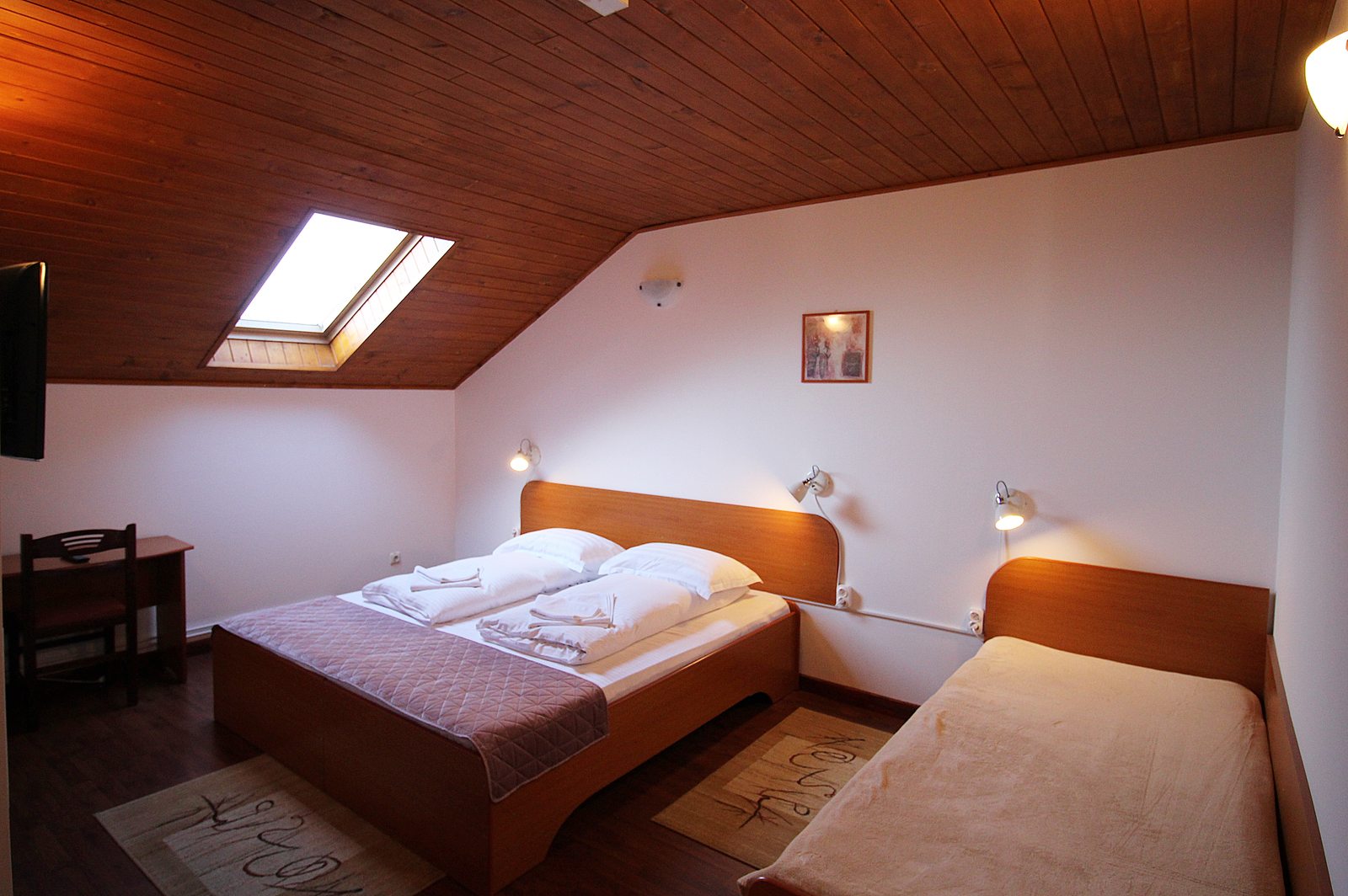 Camera cu velux