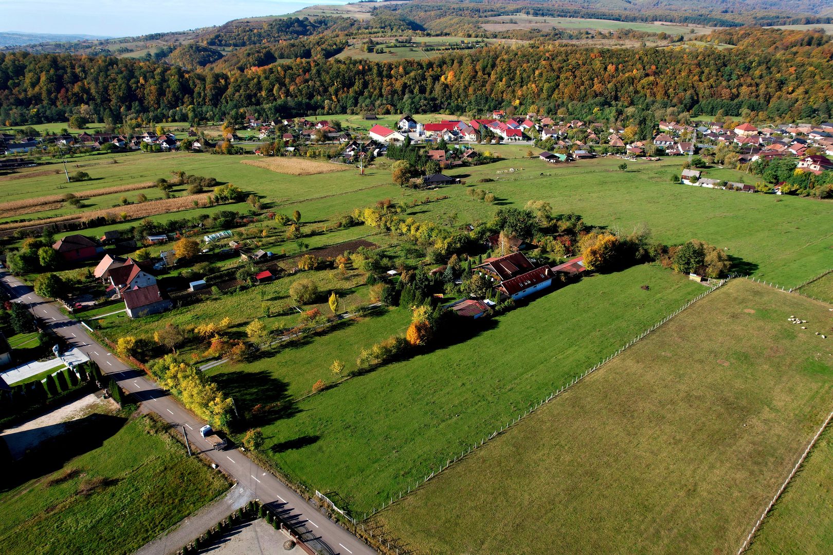 Casa Romantic din drona